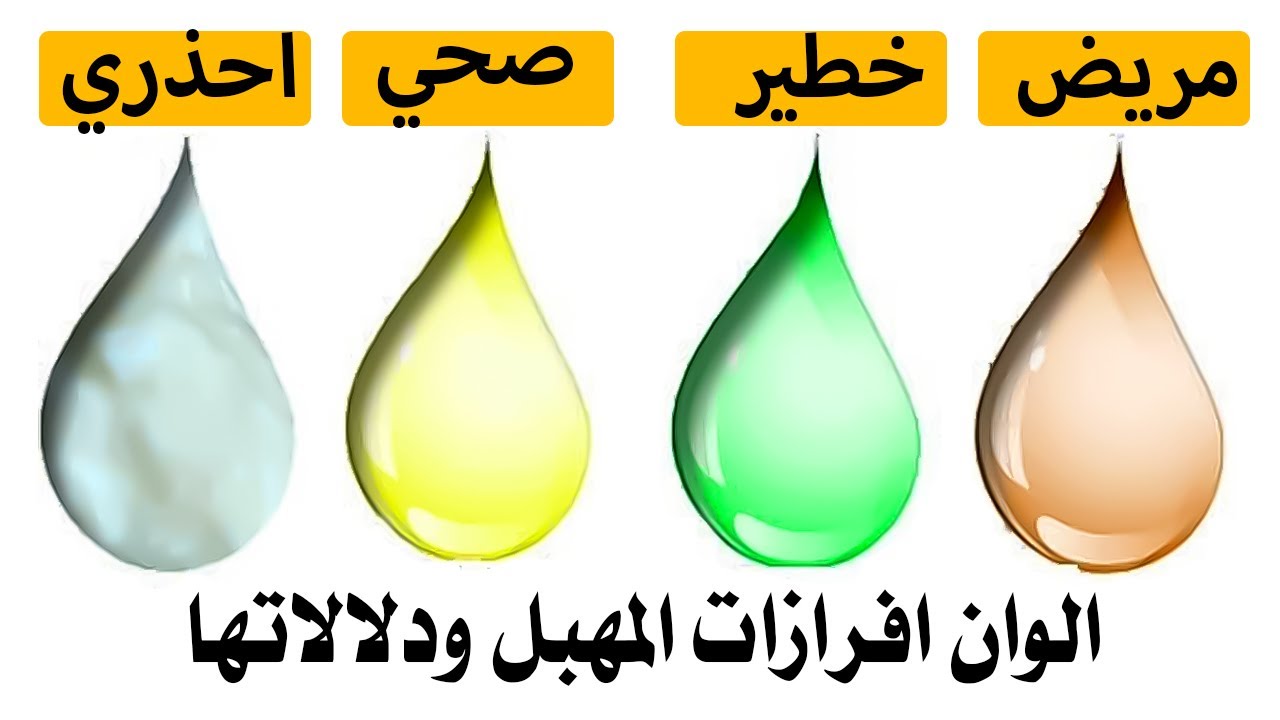 الإفرازات المهبيلة ألوانها ومعانيها بالتفصيل